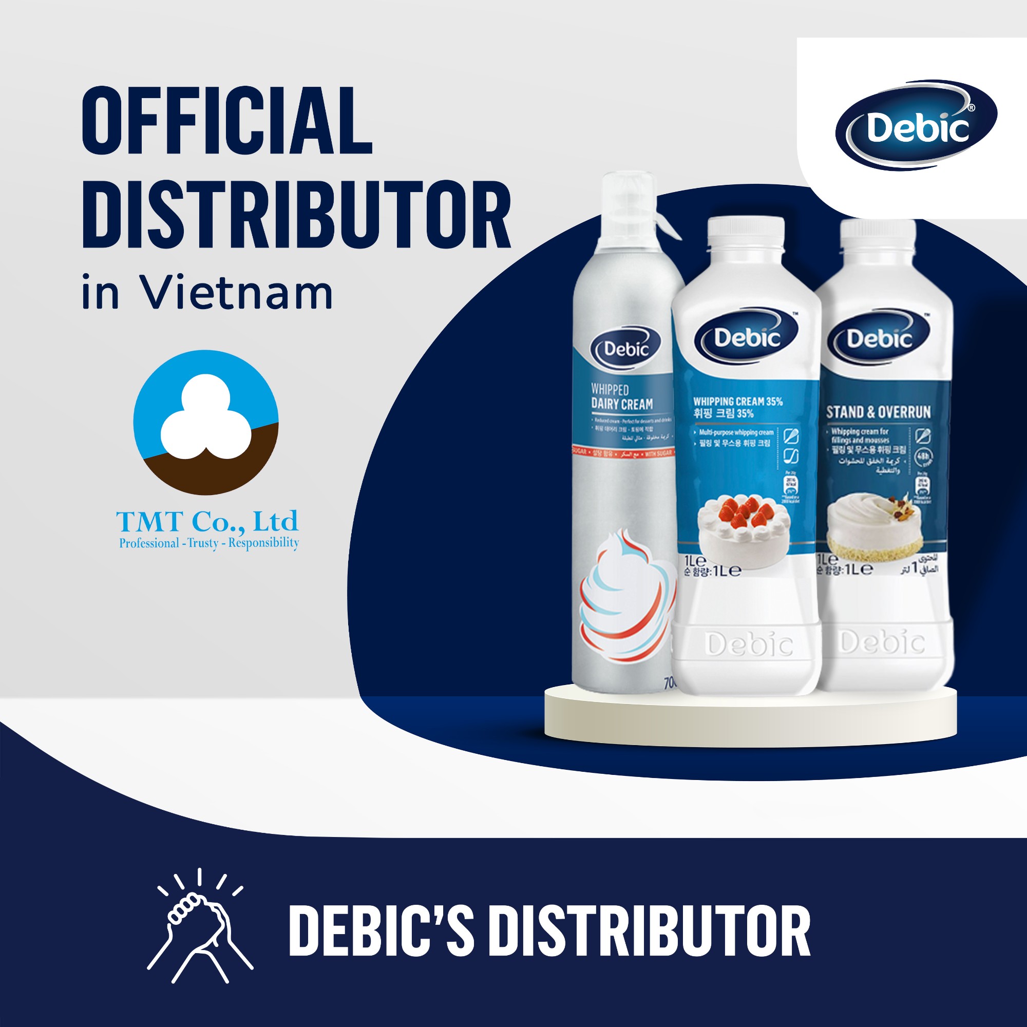 Chào mừng Debic - Nhãn hàng mới được nhập khẩu và phân phối bởi Công ty Trung Minh Thành