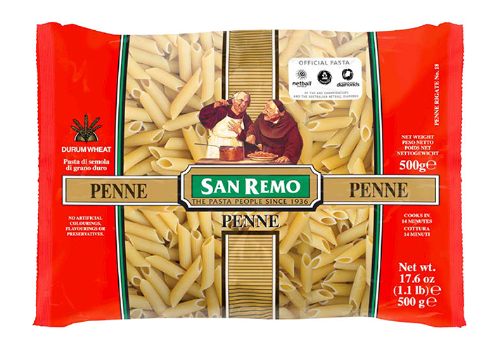 San Remo no 18 penne (500G X 12)