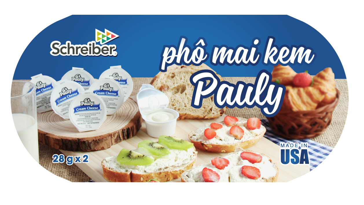 Pauly Cream Cheese 56g (28g x 2)