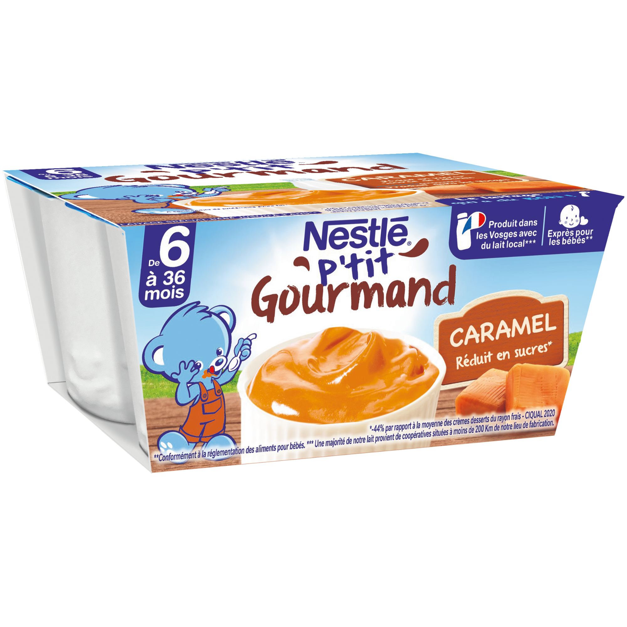Váng Sữa Nestlé P'tit Gourmand Vị Caramel 400g