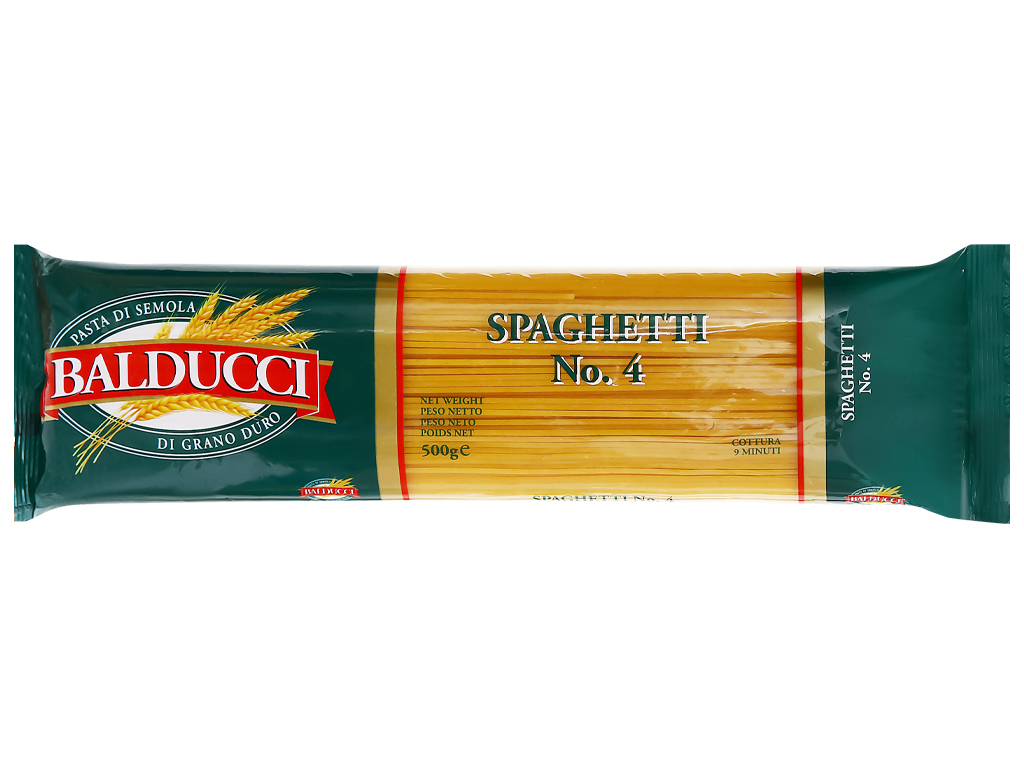  Mì Spaghetti Balducci (500G X 12) No. 4 