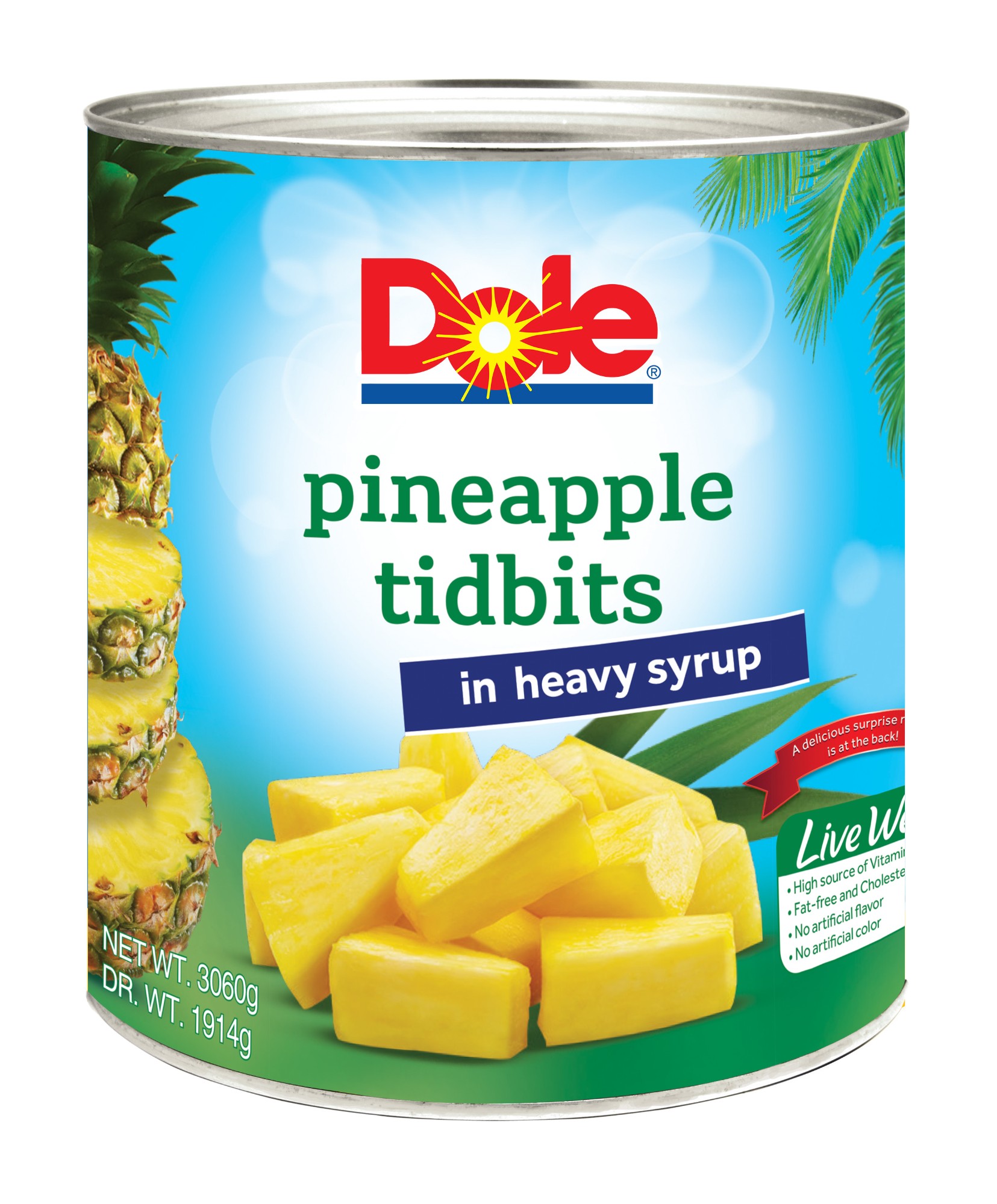 Pineapple Tidbits 3060 g x 6