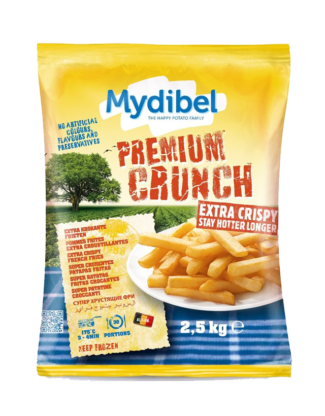 Frozen potato fries - Premium Crunch - 2.5 kg