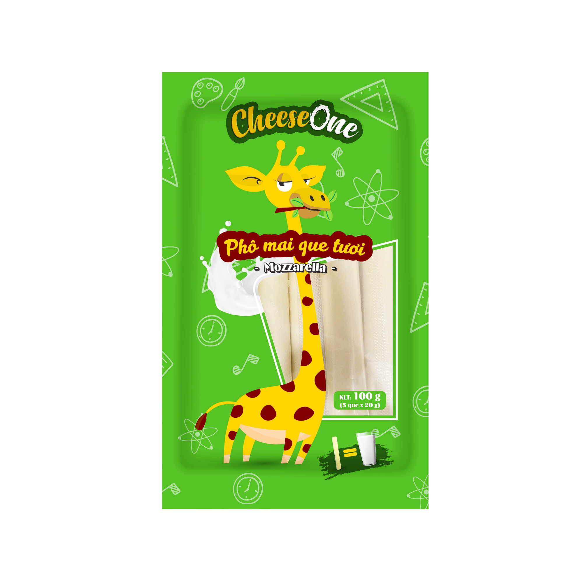 Phô mai que CheeseOne 100g (5x20g)